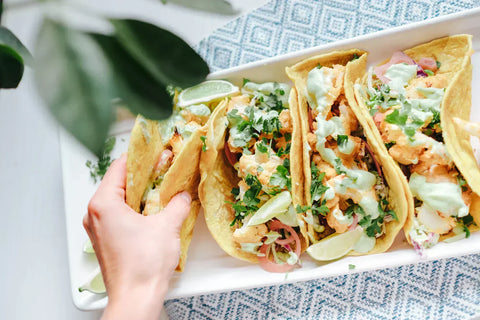 Buffalo Cauliflower Tacos