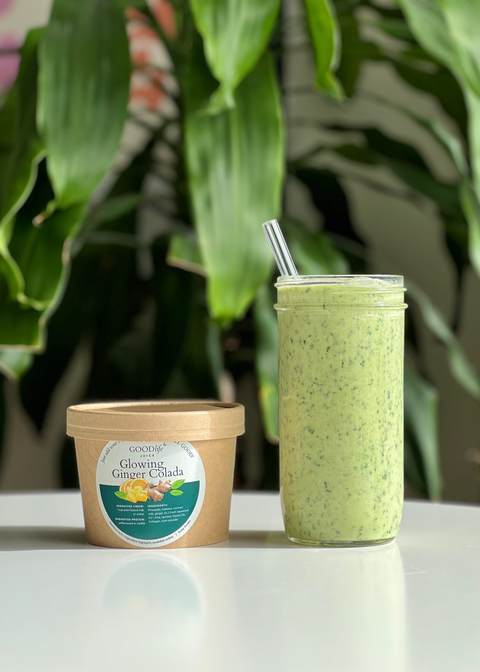 Glowing Ginger Colada Smoothie Cup