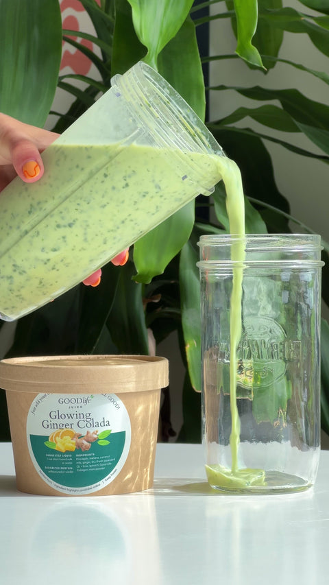 Glowing Ginger Colada Smoothie Cup